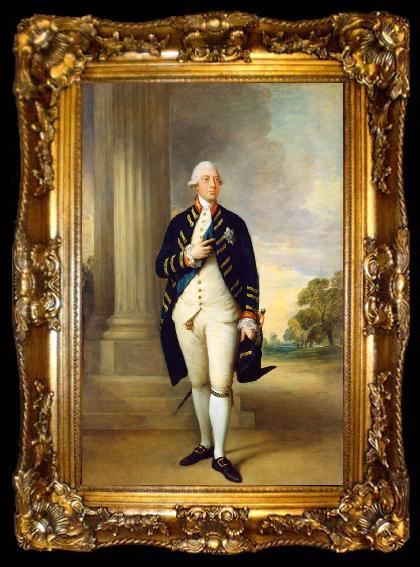 framed  Thomas Gainsborough George III (mk25, ta009-2
